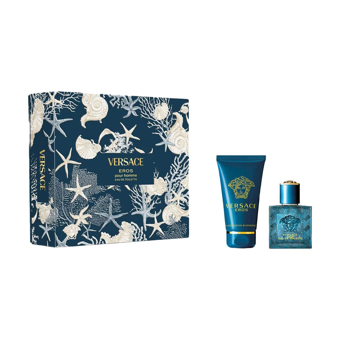 Парфумований набір чоловічий Versace Eros Set (туалетна вода, 30 мл + гель для душу, 50 мл)