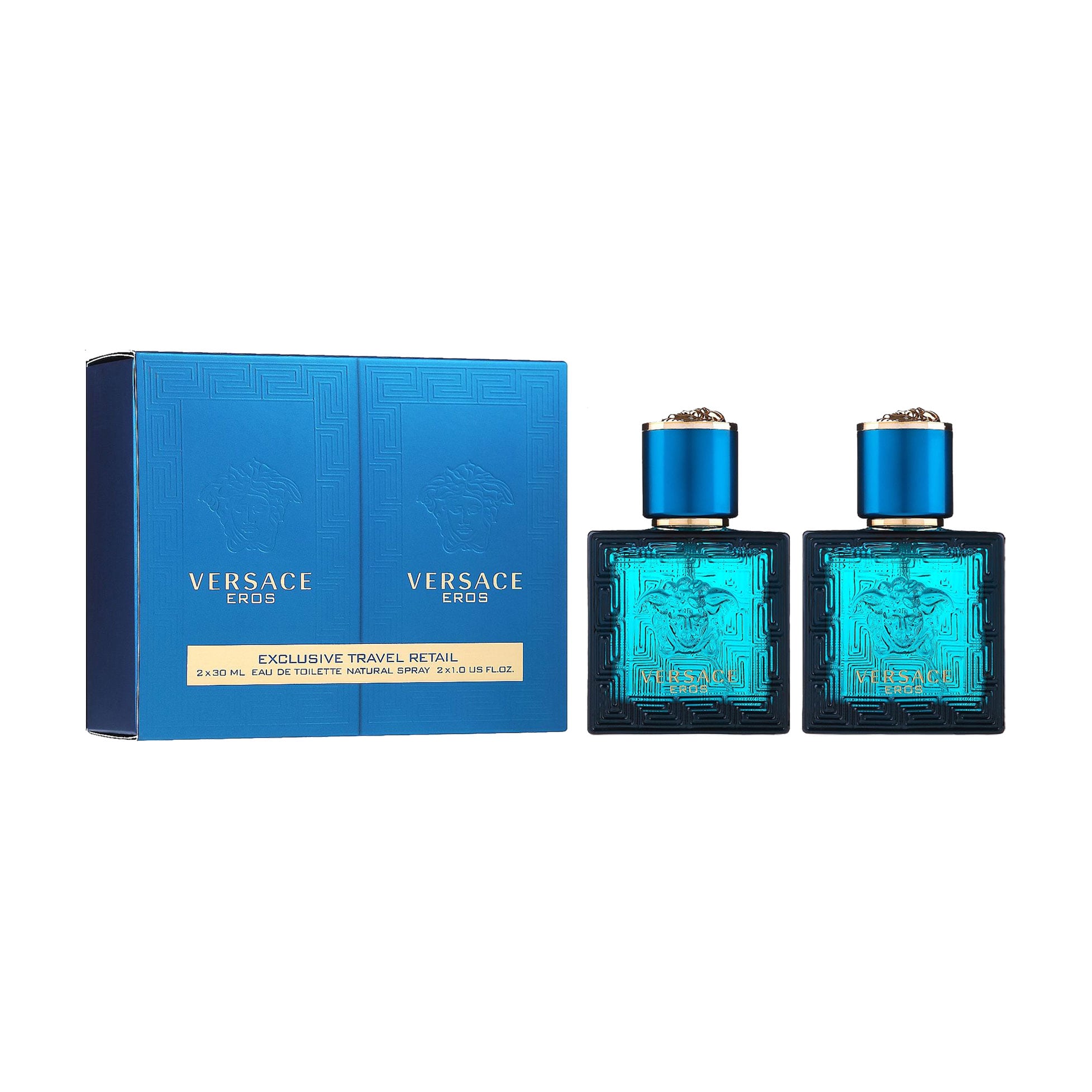 Парфумований набір чоловічий Versace Eros (туалетна вода, 2*30 мл)